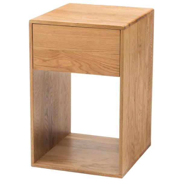 AZUMAYA(東谷) サイドテーブル 北欧 ナイトテーブル サイドチェスト 引出し 収納 木製 ナ...