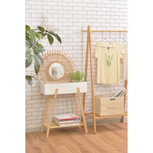 イケア（IKEA） プラントスタンド 竹 ホワイト 白 70cm d80294961