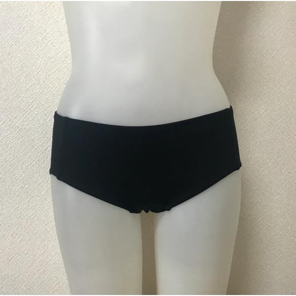 優しくケアするシンプルショーツ 　ブラック