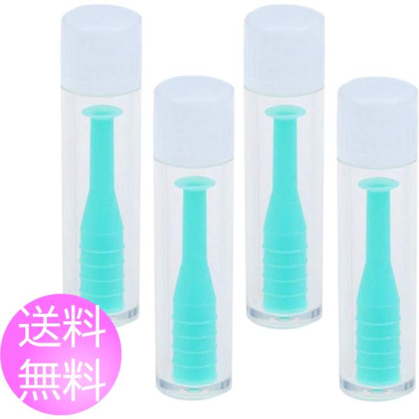 コンタクト スポイト 4本 (ハード コンタクトレンズ 専用) 【緑色＊４本】
