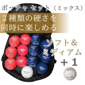 ボッチャ 高品質 ボール [２種類の硬さのミックス]（日本帝人コードレ素材）｜wismart