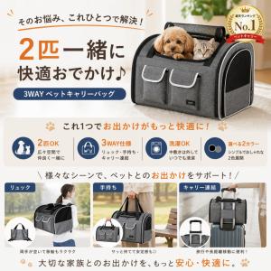ペットキャリーバッグ リュック型 折りたたみ ...の詳細画像2