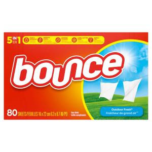 バウンス Bounce 乾燥機柔軟仕上シート 柔軟剤 80枚｜wisterialal