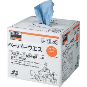 TRUSCO(トラスコ) ペーパーウエス 235mmX255m ポップアップタイプ(1巻入) TPW-255｜wisterialal