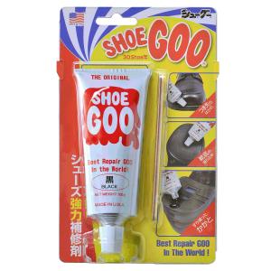 [Shoe Goo] すり減ったかかと補修に 靴補修剤 シューグー 黒(ブラック) 100g｜wisterialal