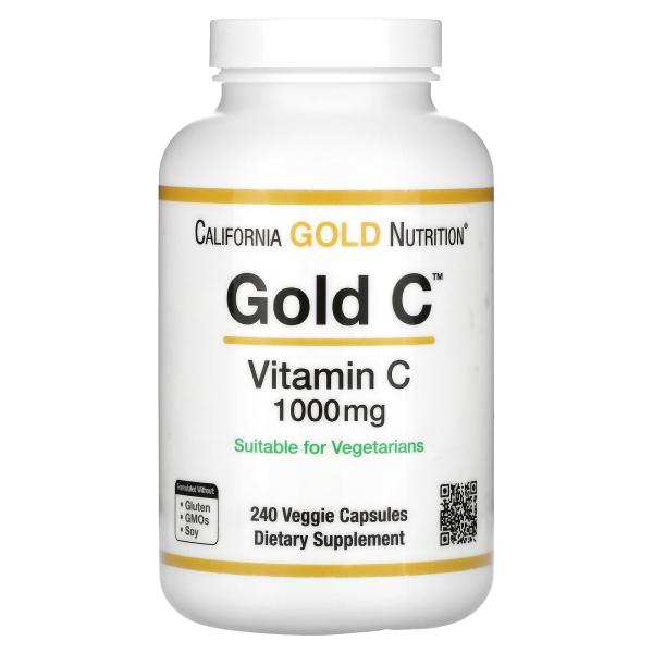 California Gold Nutrition， Gold C（ゴールドC）USPグレードビタミ...