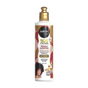 Salon Line S.O.S Cachos Ricino e Queratina サロンライン・カーリーヘアスタイリングクリーム 300ml｜wisterialal