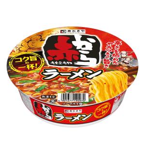 寿がきや 赤から監修カップ赤からラーメン 121g ×12個｜wisterialal