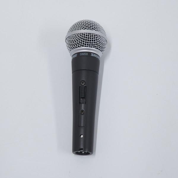 SHURE シュアー  ダイナミック マイクロフォン USED美品 SM58SE スイッチ付 定番 ...
