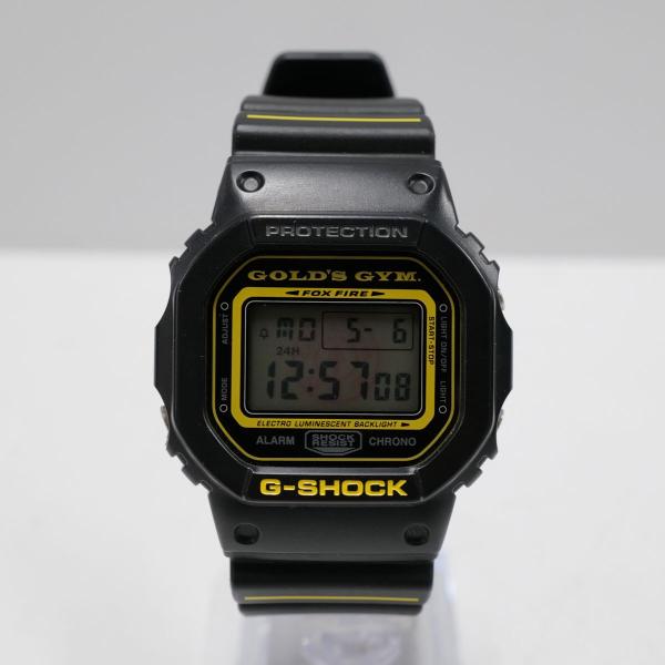 GOLD’S GYM × G-SHOCK DW-5600VT 腕時計 USED超美品 ゴールドジム2...