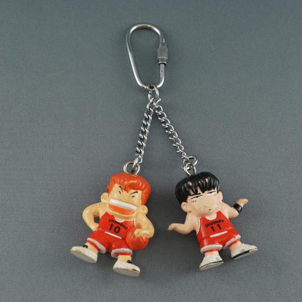 SLAM DUNK スラムダンク コミカルダブルキーホルダー2 桜木花道 流川楓 USED品 キーホ...