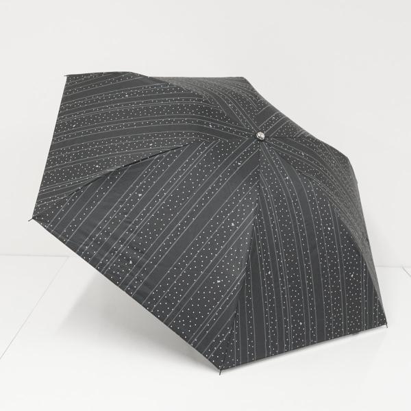 折りたたみ日傘 LANVIN en Bleu ランバンオンブルー USED美品  晴雨兼用 ロゴ ド...