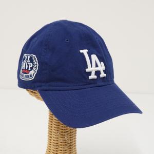 NEW ERA ニューエラ ロサンゼルス ドジャース 9TWENTY USED美品 キャップ 帽子 2X MVP MLB 大谷翔平 海外限定 ネイビー ブルー X7612