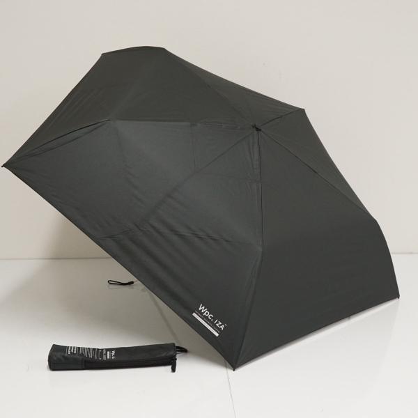 折りたたみ日傘 Wpc.IZA USED品 LIGHT＆SLIM 晴雨兼用 ブラック UV 遮光 遮...