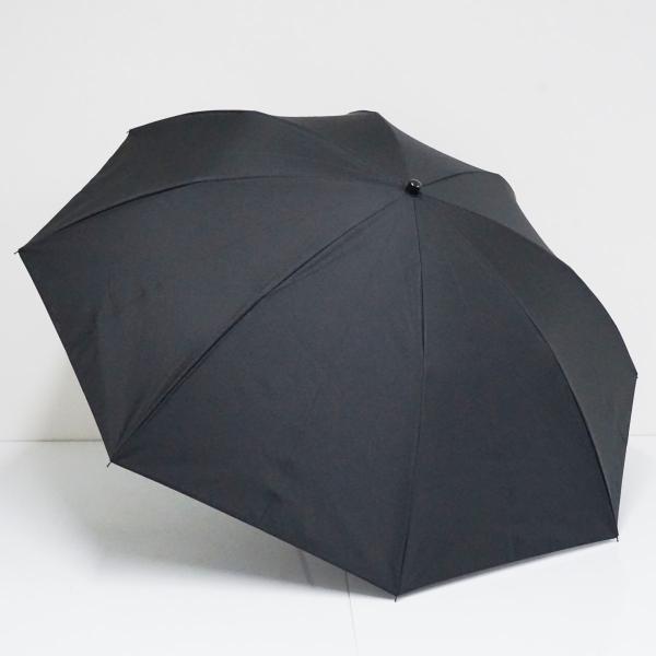 完全遮光折日傘 芦屋ロサブラン USED美品 2段折 遮熱 折りたたみ ブラック ラージ 60cm ...