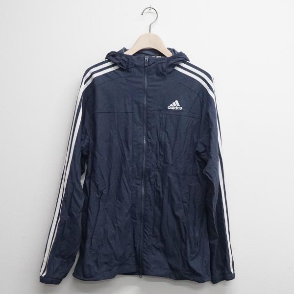 adidas アディダス クロスジャケット デニムルック USED美品 トレーニングウェア アウター...