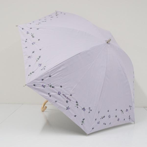 日傘 NINA RICCI ニナリッチ USED品  晴雨兼用 フラワー サマーシールドLII 遮光...