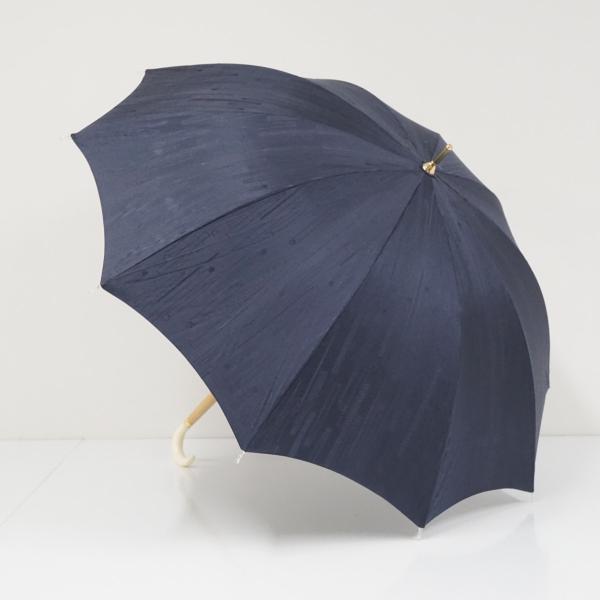 日傘 TSUKISOU 月装 つきそう ムーンバット USED美品 天然素材 パラソル ネイビー 高...