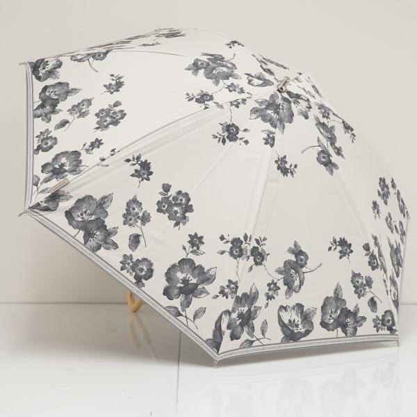 晴雨兼用日傘 NINA RICCI ニナリッチ USED美品 フラワー ロゴプレート サマーシールド...