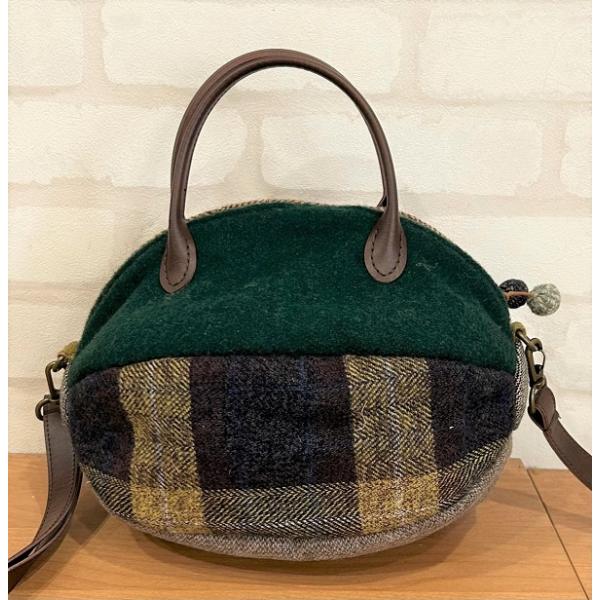 メール便(200円)対応/ウールのラグビーボールバッグ手作りキット(ショルダー無し)