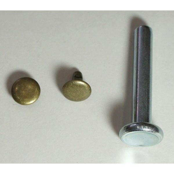 メール便(200円)対応/両面カシメ打ち具付（１０組入り）