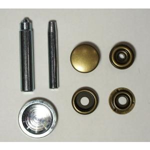 (200円)対応/強力ホックボタン打ち具付（６組入り）