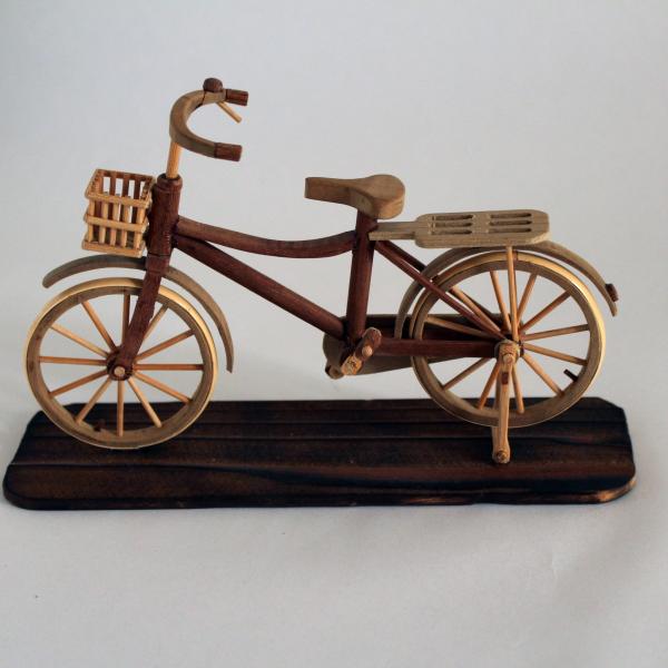 手作り 木製　ミニチュア　雑貨　1点もの　自転車
