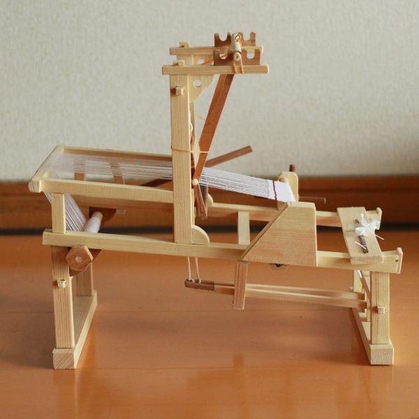 機織り機　手作り 木製　ミニチュア　アンティーク　雑貨　1点もの　