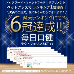 犬 猫 お口 サプリメントラクトフェリン KT...の詳細画像1