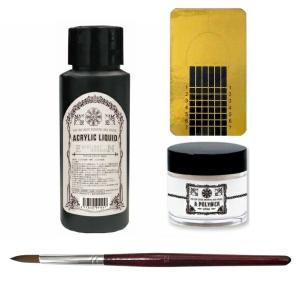 アクリルスカルプチュア パウダー リキッド ダッペンディッシュ セット