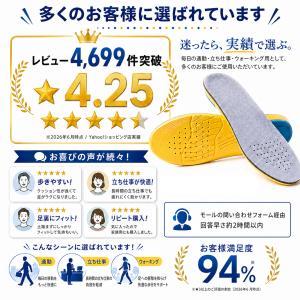 インソール 衝撃吸収 低反発 中敷き 疲れにく...の詳細画像5