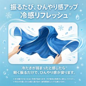 冷感ポンチョ 子供 こども 暑さ対策 熱中症 ...の詳細画像5