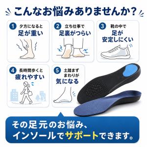 インソール アーチサポート 偏平足 土踏まず ...の詳細画像1