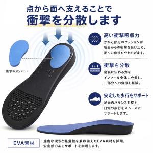 インソール アーチサポート 偏平足 土踏まず ...の詳細画像5