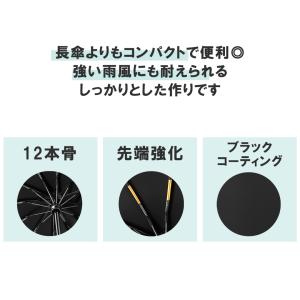 折りたたみ傘 自動開閉 日傘 遮光 遮熱 晴雨...の詳細画像2