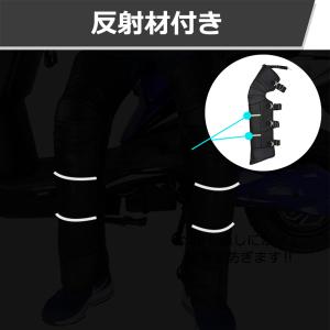 膝 防寒 膝プロテクター バイク用 自転車用 ...の詳細画像4