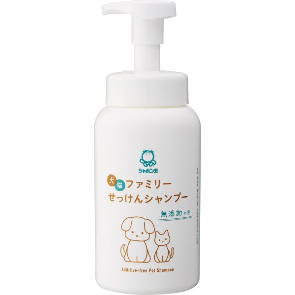 犬猫ファミリーせっけんシャンプー 520mL　シャボン玉石けん