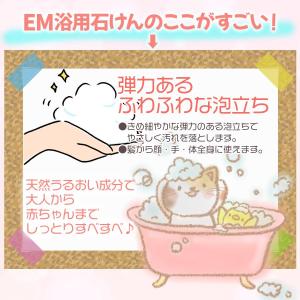 EM浴用石けん 100g 固形タイプ シャボン...の詳細画像4