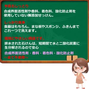 EM台所石けん 110g シャボン玉石けんの詳細画像3