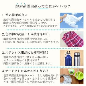 酸素系漂白剤 750g シャボン玉石けんの詳細画像3