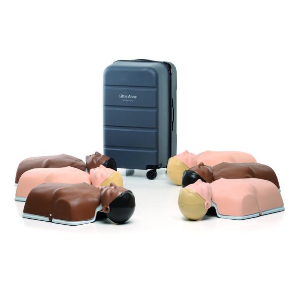 レールダル リトルアン 2.0 QCPR 6体セット ライト&amp;ダーク トレーニングマネキン キャリン...