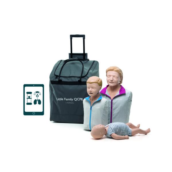 レールダル リトルファミリー QCPR トレーニングマネキン キャリングケース付き Laerdal ...
