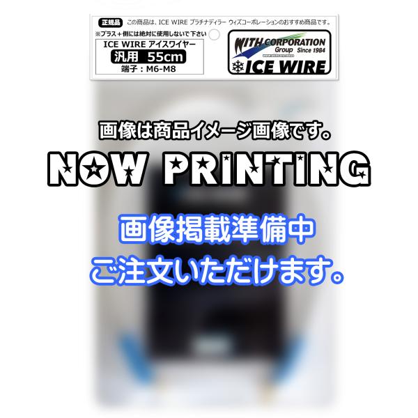 アイスワイヤー ICE WIRE 55cm 端子 M6-M8 汎用品 ハイカレント アーシング【正規...