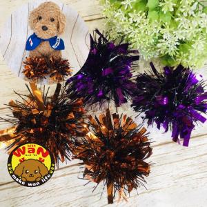 犬 チア ポンポン チアガール 撮影小物 写真撮影 CHEER 応援 応援グッズ ハンドメイド 猫 服 ぽんぽん アクセサリー withwan