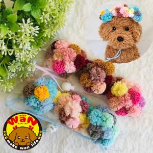 犬 フラワー カチューシャ かぶりもの 撮影小物 ハンドメイド アクセサリー ウエディング イベント パーティー 服 猫 ペット 犬服 withwan 爆買