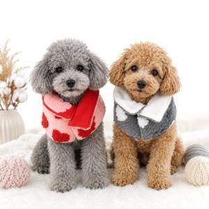 犬 ネックウォーマー 防寒 マフラー スヌード ハンドメイド 犬服 犬の服 アクセサリー 猫 首巻 襟巻 あたたかい ウィズワン 爆買