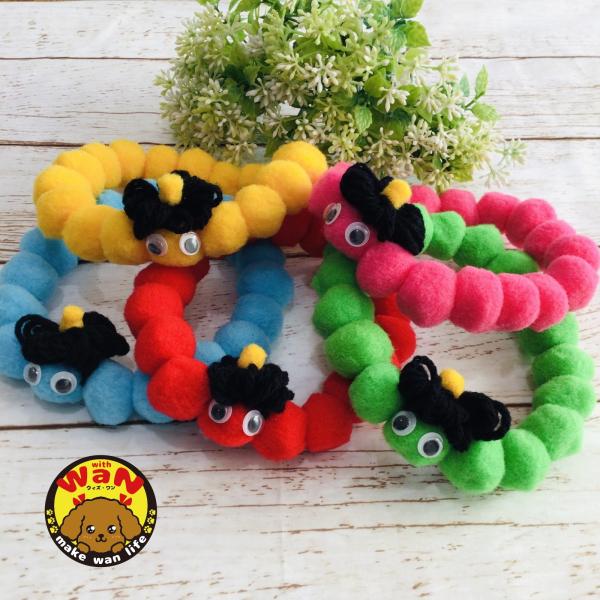 セール 犬 猫 服 節分 赤鬼 青鬼 豆まき ハンドメイド ボンボンチョーカー ボールネックレス ぽ...