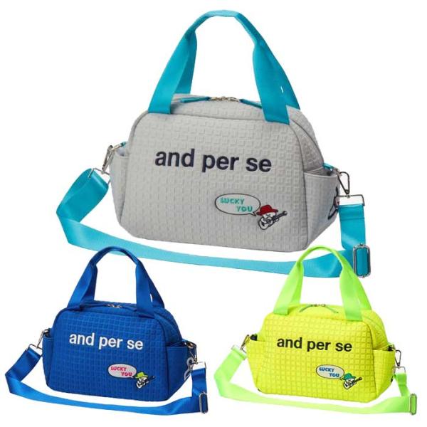 アンパスィ and per se AFS7226 レディース カートバッグ 小物入れ 便利 ゴルフ