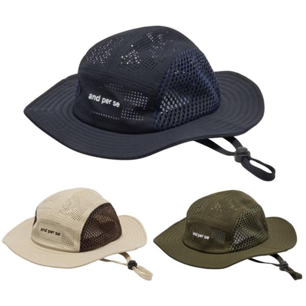 アンパスィ and per se AUF8605 ゴルフ サファリハット HAT 帽子