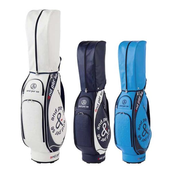 アンパスィ and per se AUS7005 ゴルフ キャディバッグ 9インチ 5分割 軽量